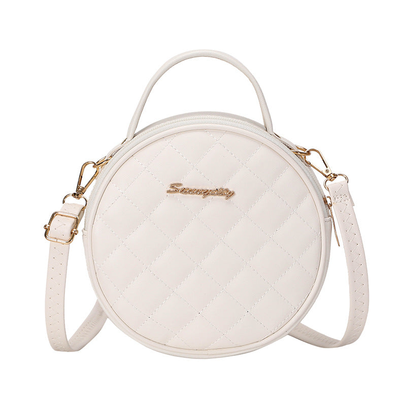Embroidered Round Cross body Bag