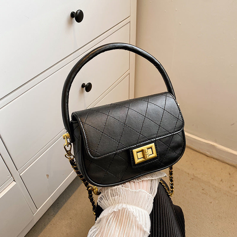 Portable Rhombus Cross body Handbag