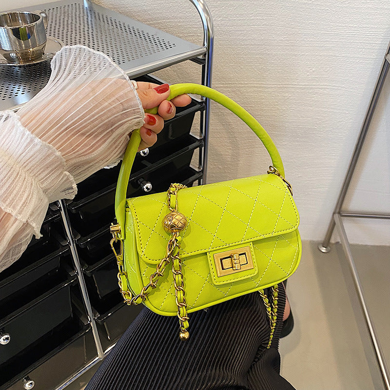 Portable Rhombus Cross body Handbag