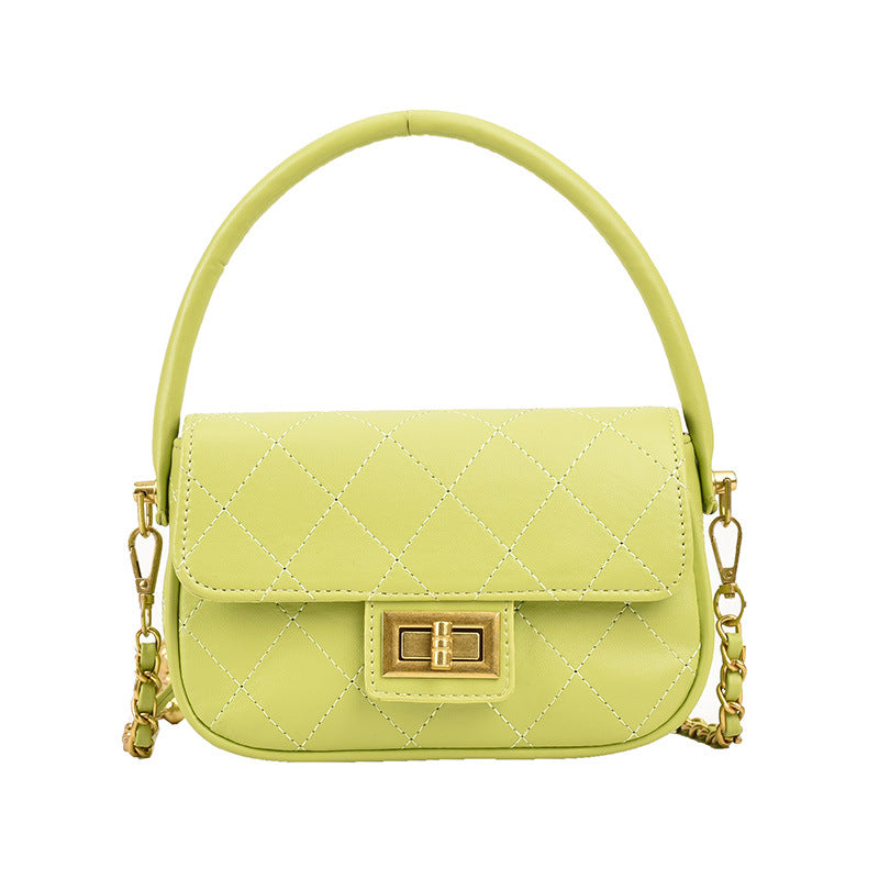 Portable Rhombus Cross body Handbag