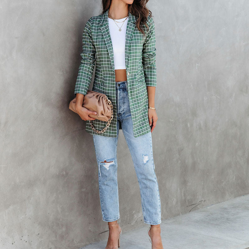 Autumn Plaid Jacket